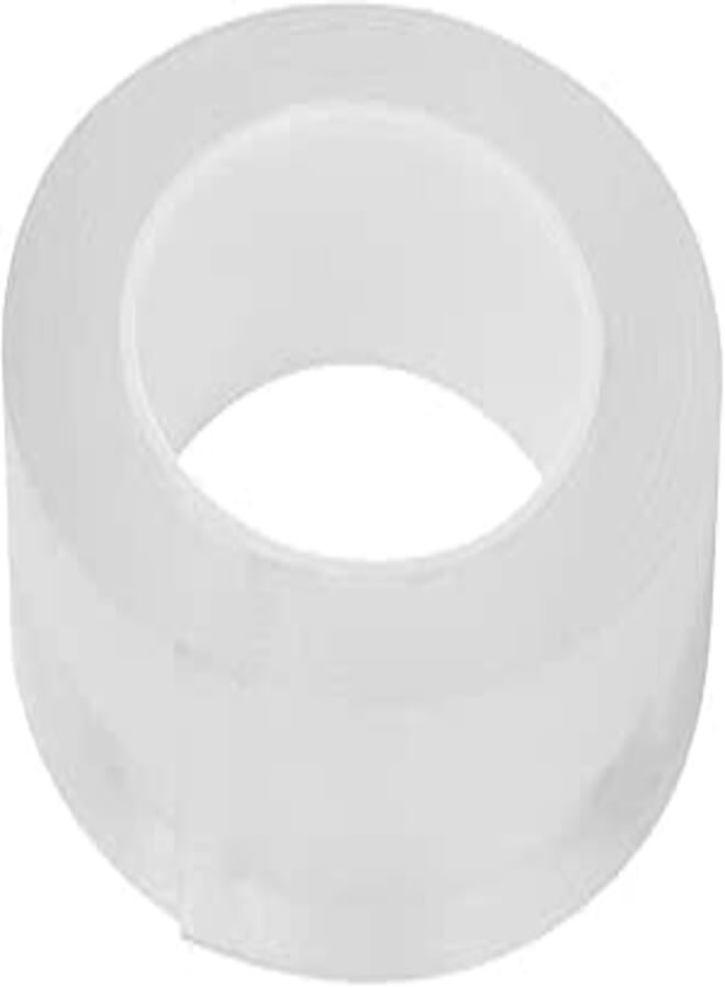 KEENSO 3m Transparent Silicone Double Sided Tape Sticker,High Strength,No Traces Adhesive Sticker,Washable,Removable Grip Tape for Photo Frame,Fixing Carpet,Sockets DIY Craft Projects